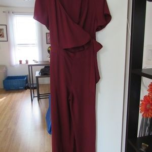 Maroon Jumpsuit